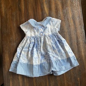 SOLD Blue and White Dress